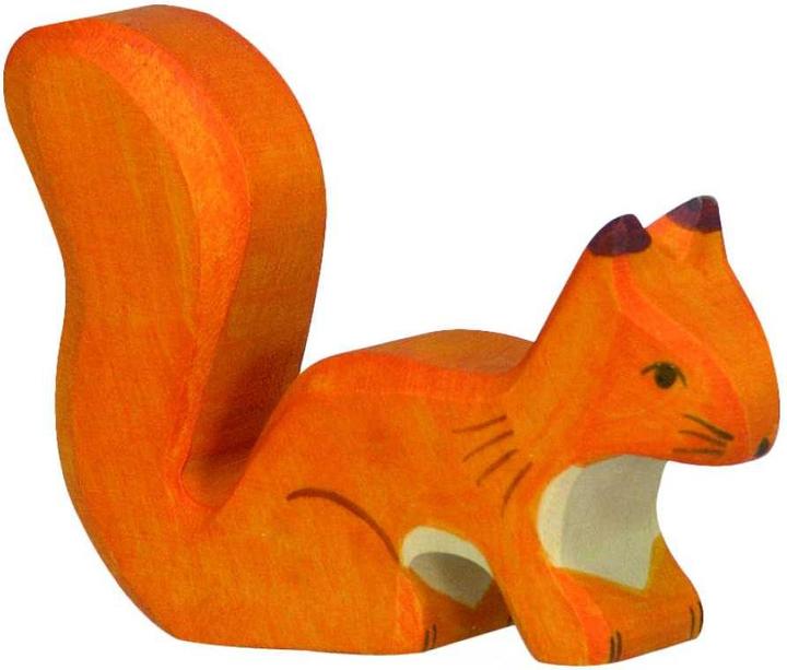 Actual product image Holztiger Squirrel, standing, orange