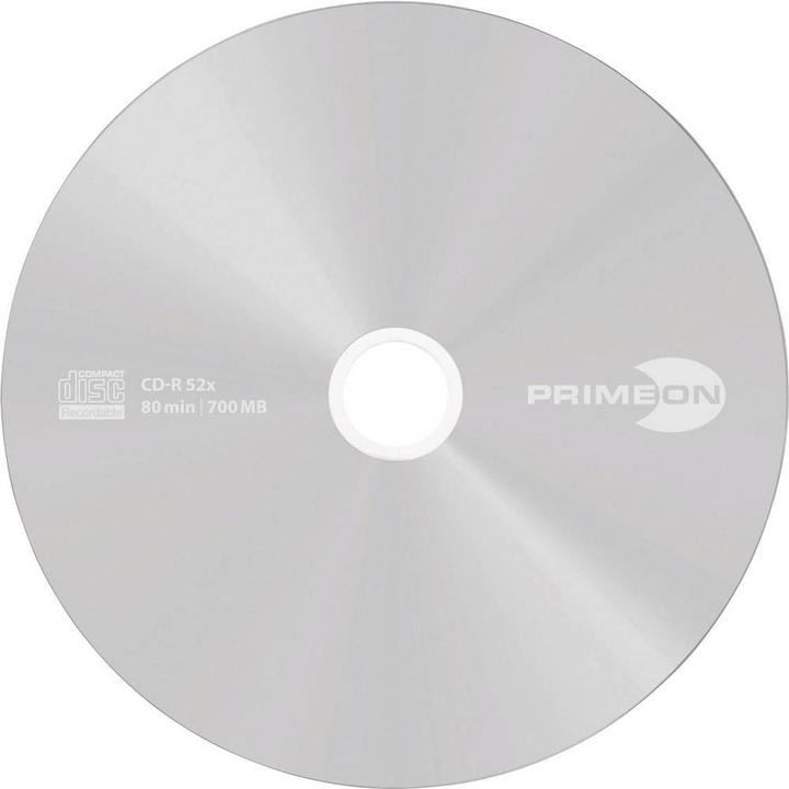 Immagine prodotto Primeon CD-R 700MB 100 spindle (100 x)