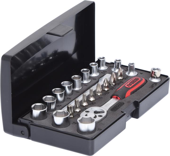 Immagine prodotto KS Tools 1/4" Steckschlüssel-Satz (13 mm, 8 mm, 10 mm, 4 mm, 11 mm, 7 mm, 12 mm, 6 mm, 9 mm, 5 mm)