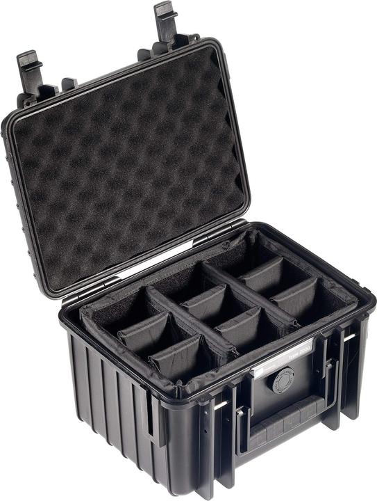 Image du produit B&W International Outdoor Case Type 2000 avec compartiments (Mallette photo, 7 l)