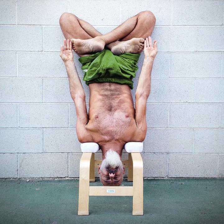 Actual product image Yogistar Feetup headstand stool