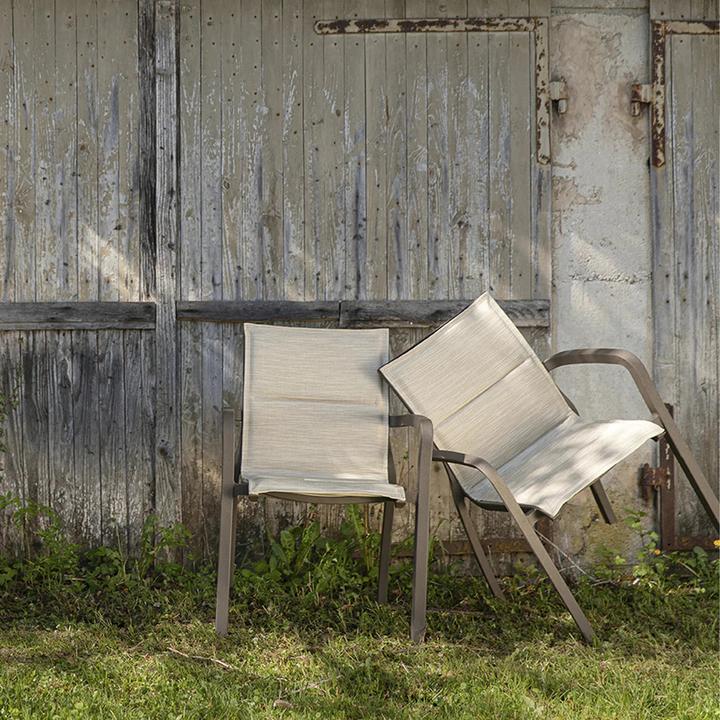 Actual product image Grosfillex Sunset Confort Fauteuil de jardin repas