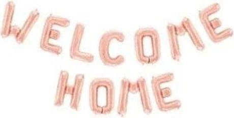 Produktbild Globos Europe XL Welcome Home Ballon Girlande rosegold