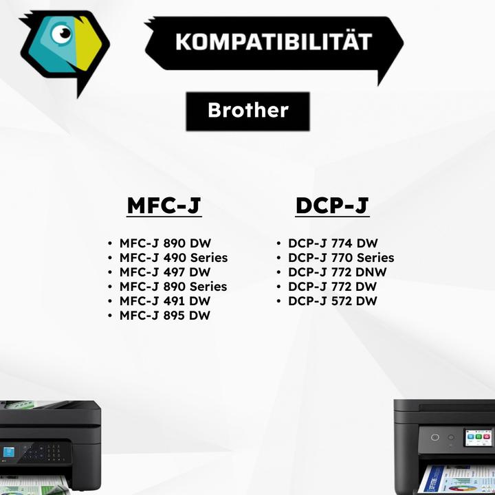 Image du produit Inkadoo Cartouche d'encre compatible en remplacement de Brother LC-3213 compatible avec Brother DCP-J 572 DC (M)