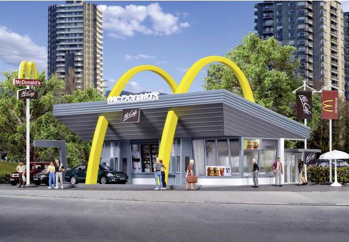 Image du produit Vollmer H0 Restaurant rapide de McDonalds