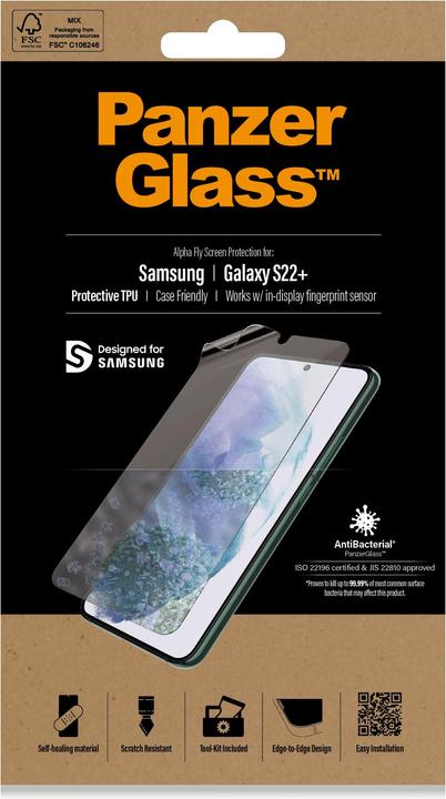 Produktbild PanzerGlass Case Friendly (1 Stück, Samsung Galaxy S22+)