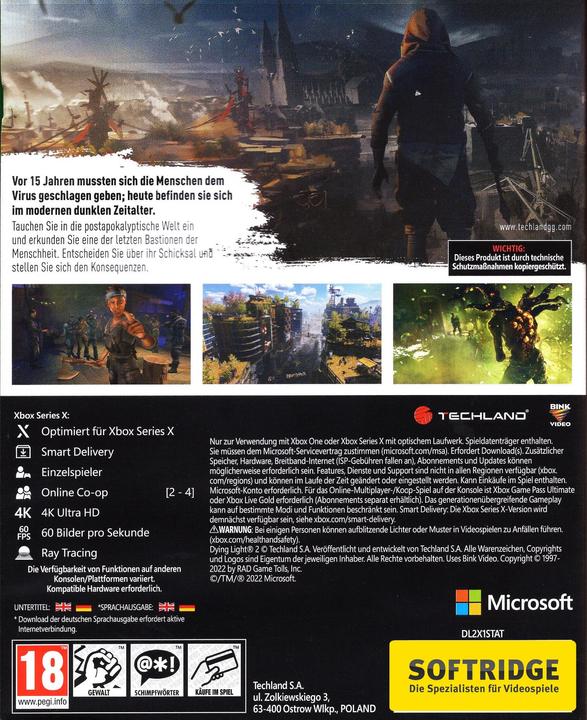 Actual product image Techland Dying Light 2 Stay Human (Xbox Series X, Xbox One S, DE)