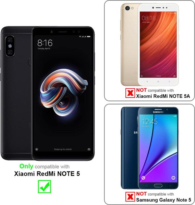 Image du produit Cadorabo Book avec fonction stand Cover (Xiaomi Redmi Note 5)