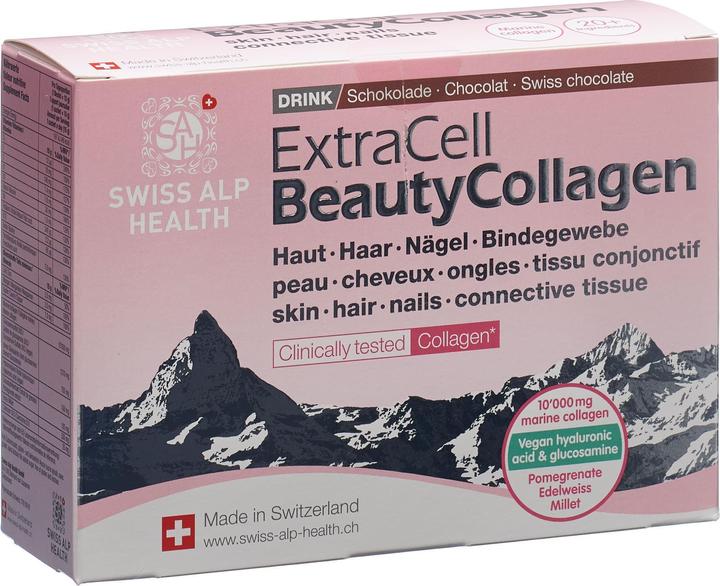 Produktbild Swiss Alp Health ExtraCell BeautyCollagen (20 Stück, Pulver, Beutel, 360 g)