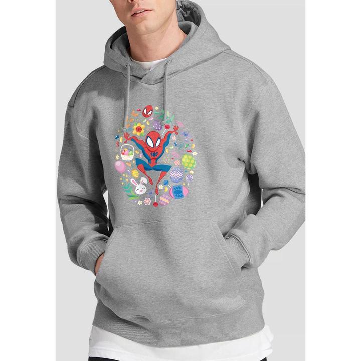 Actual product image Spiderman Mens Circle Hoodie (S)