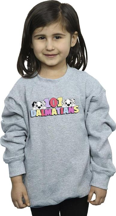 Actual product image Disney Girls 101 Dalmatians Multi Colour Sweatshirt (128)