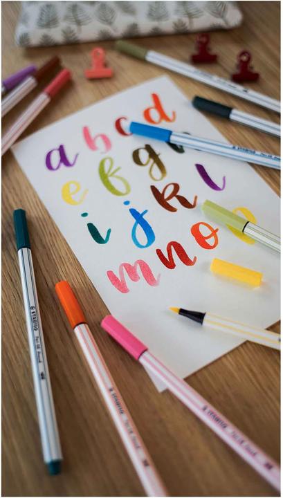 Image du produit STABILO Pen 68 Brush 34 - Pistache (Pistache, 1 x)