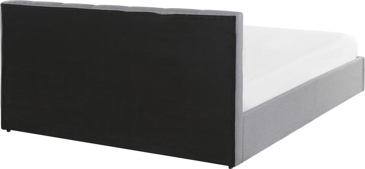 Immagine prodotto Beliani Letto imbottito grigio chiaro con rete pieghevole 160 x 200 cm DREUX (160 x 200 cm)
