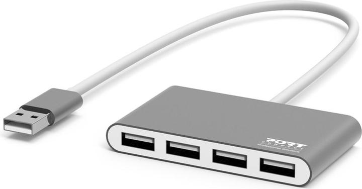 Port Designs USB Hub 4 S 2.0 (USB-A, 4 Porti)
