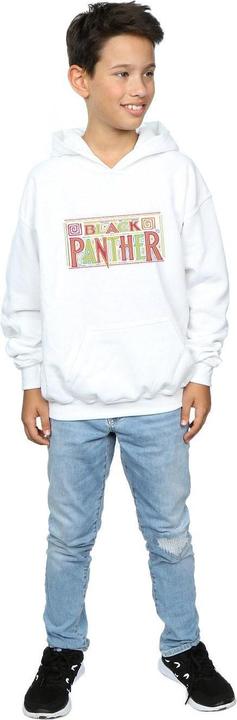 Image du produit - Sweat à capuche BLACK PANTHER TRIBAL LOGO - Garçon (140, 146)