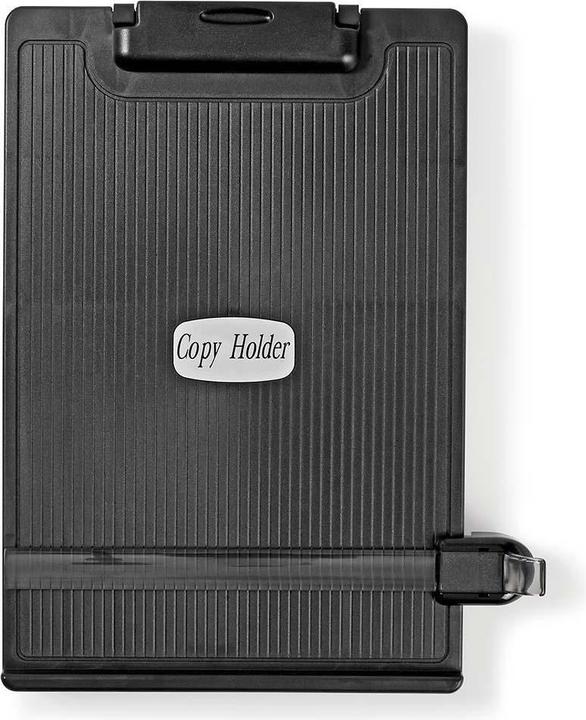 Produktbild Nedis Vorlagenhalter Ergonomischer Aktenhalter Vollbeweglich Tischhalterung Schwarz Grau/Schwarz, ER (1 x)