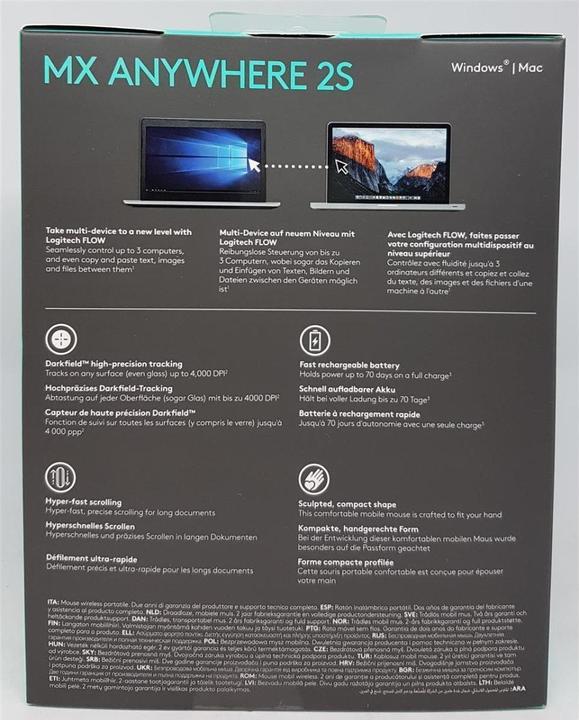 Immagine prodotto Logitech MX Anywhere 2S (Senza fili)