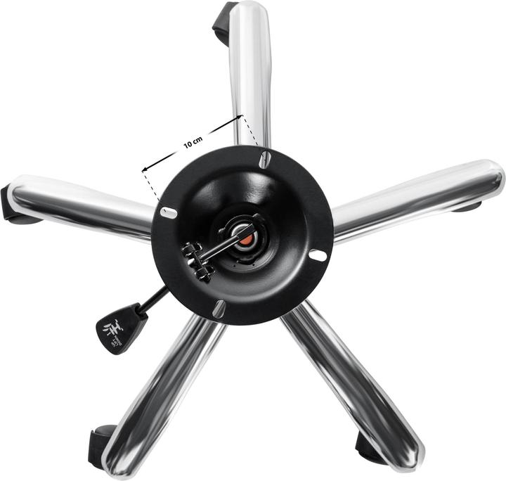 CLP Emil office chair frame, chrome