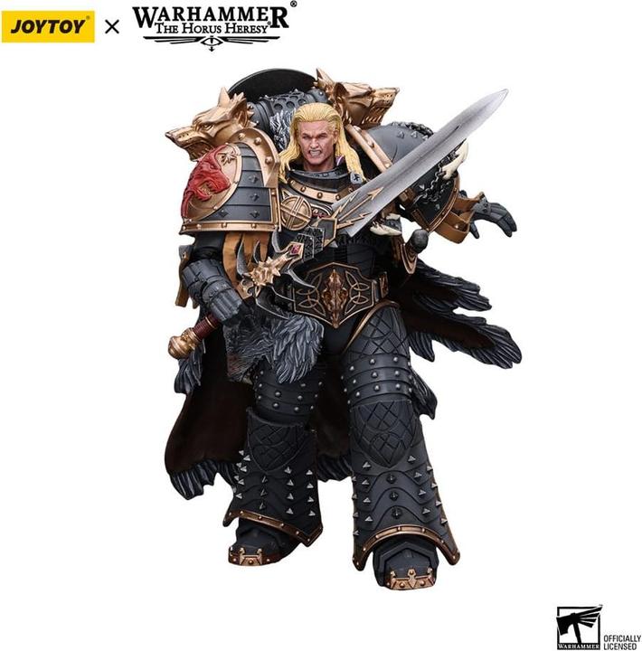 Image du produit Joy Toy Warhammer The Horus Heresy Figurine 1/18 Space Wolves Leman Russ Primarch of the VIth Legion 12 c