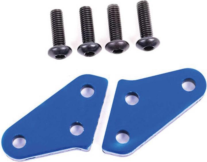 Produktbild Traxxas lenkhebel-arm alu blau-eloxiert (2) für 9537 & 9637