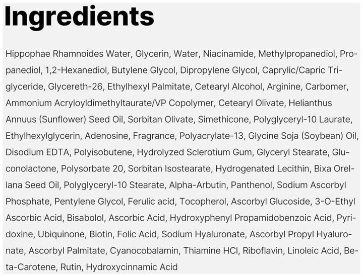 Produktbild Medicube Vita C (Körpercreme)