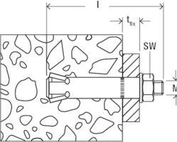 Actual product image Fischer Through bolt R 88584 ZYKON FZA-D 18x100 M12D/20 A 4 Without surface specification (10 pcs.)