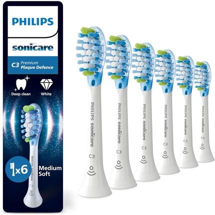 Produktbild Philips Sonicare C3 Premium Plaque Defence Genuine Replacement Toothbrush (6 x)