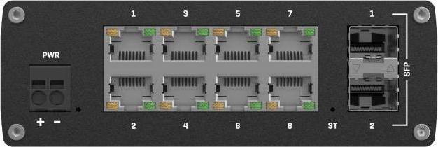 Actual product image Teltonika TSW212 000000 - TSW212, MANAGED NETWORK SWITCH (10 ports)
