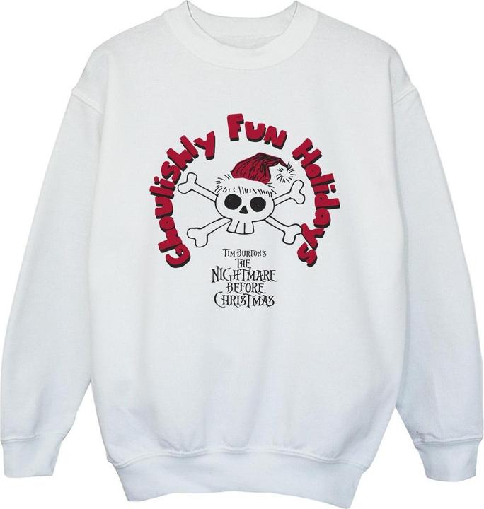 Disney The Nightmare Before Christmas Ghouishly Fun Holidays Sweatshirt Mädchen