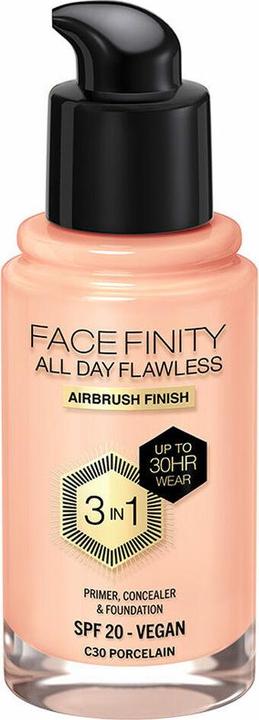 Image du produit Max Factor Facefinity All Day Flawless 3 In 1 Foundation C30-Porcelain 30ml (C30 Porcelain)