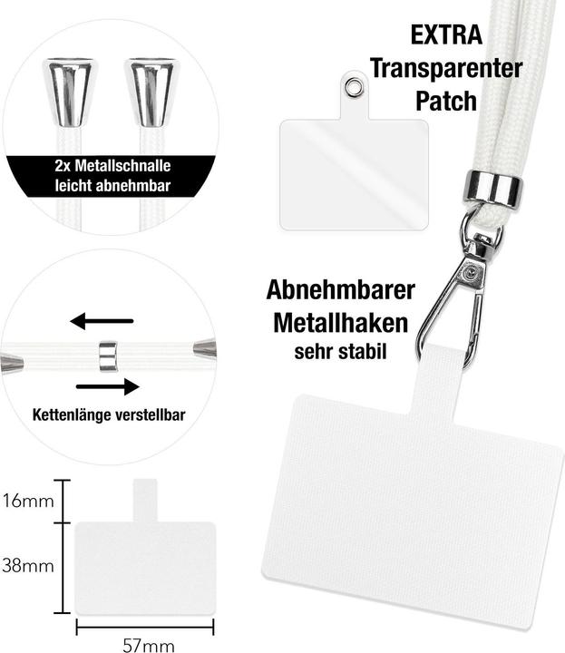 Immagine prodotto Nalia Collana universale per cellulare con cuscinetto