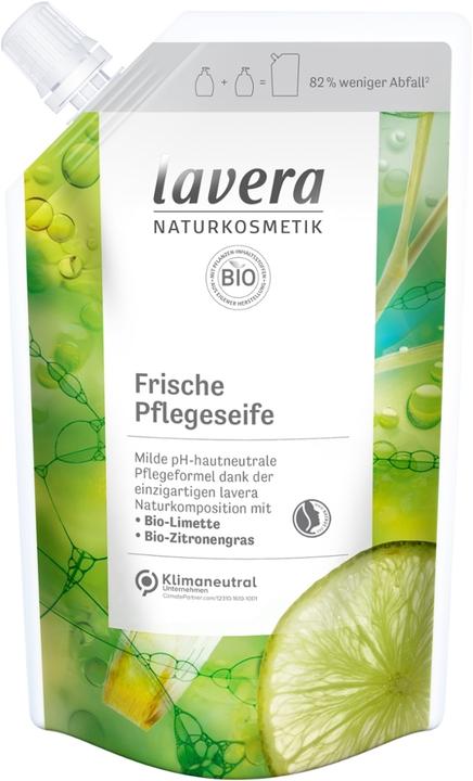 Immagine prodotto Lavera Sapone Fresh Care Lime & Lemongrass 500ml (Sapone liquido, 500 ml)