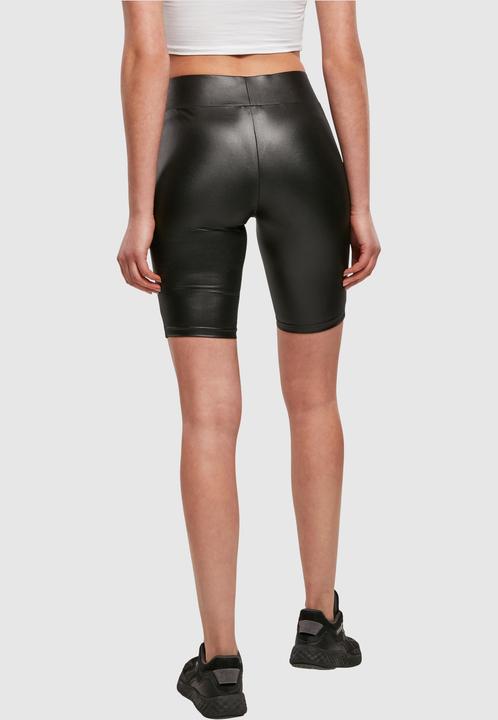 Actual product image Urban Classics Ladies Imitation Leather Cycle Shorts (4XL)