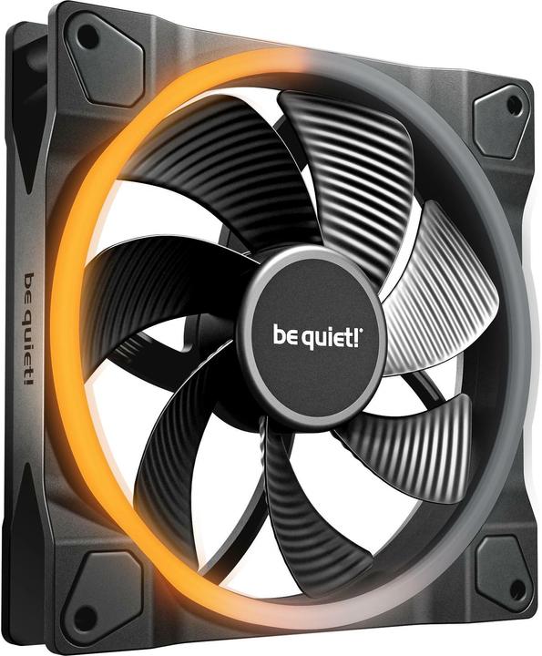 Produktbild be quiet! Lüfter 140*140*25 Light Wings PWM Reverse Black (140 mm, 1 x)