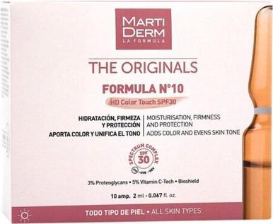 Martiderm Formula No10 HD Color Touch LSF30 10 Ampoules