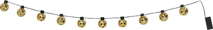 Productafbeelding Boland LED feeënverlichting feestbal goud 140cm 10 ballen