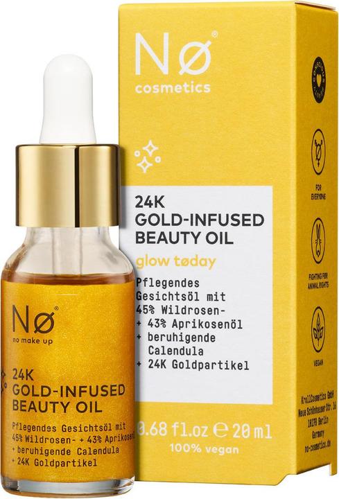 Actual product image Nø Cosmetics glow tøday 24K Gold-Infused Beauty Oil (19 ml)