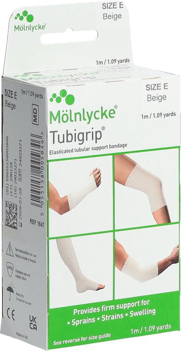 Produktbild Mölnlycke Schlauchbandage E 1mx8.75cm beige