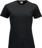 Actual product image Ladies T-Shirt Clique Classic-T 029361, cotton, black, size S (S)