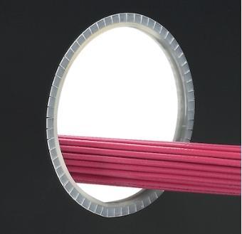 Actual product image Panduit GEE62F-C, Grommet, White