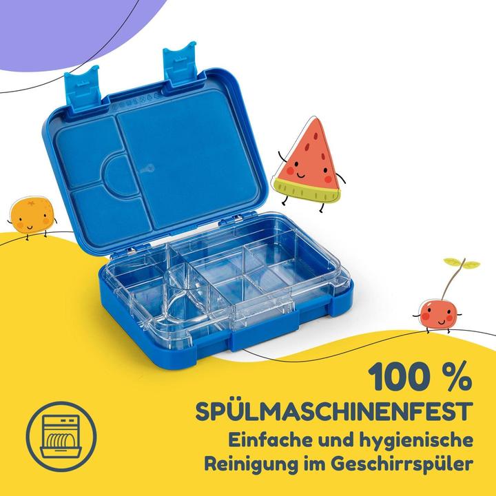 Produktbild Schmatzfatz Junior Brotdose, Blau Giraffe