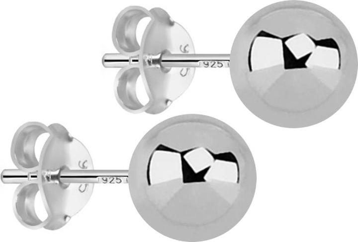 Image du produit Star Piercing Boucles d'oreilles avec boule argentée (sans laiton, Argent sterling 925)
