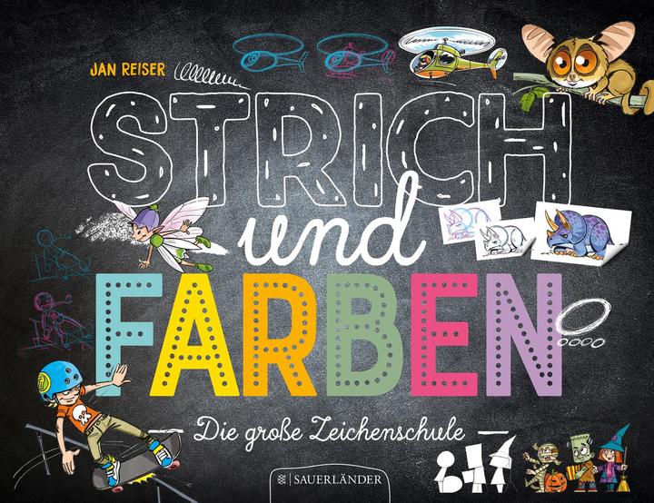 Produktbild Strich und Farben - Die grosse Zeichenschule (Deutsch, JAN, Reiser, 2017)