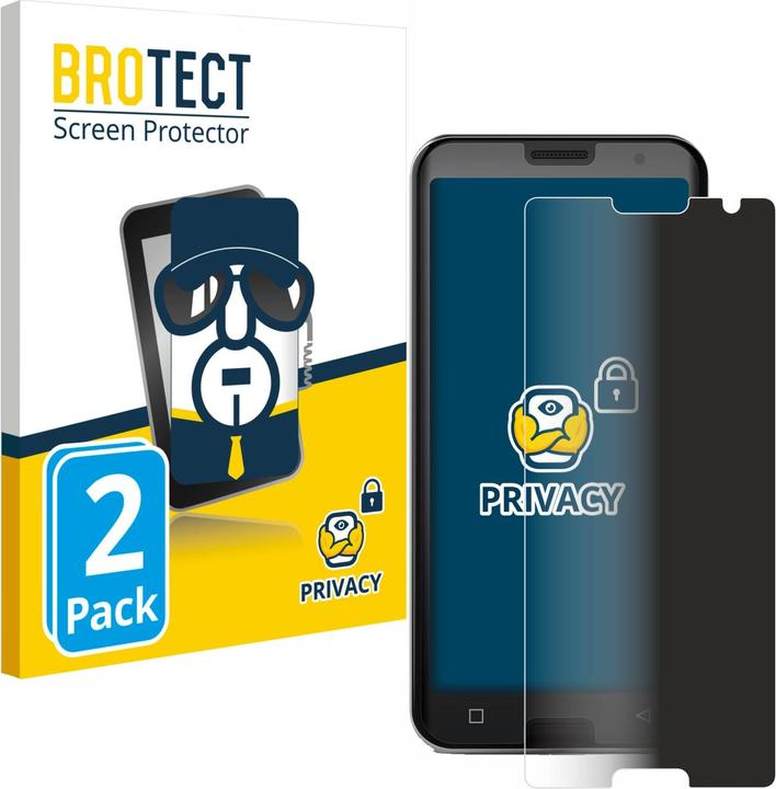 Produktbild BROTECT Sichtschutzfolie Anti-Spy Privacy Folie Blaulicht-Schutz (2 Stück, Emporia Smart 5)