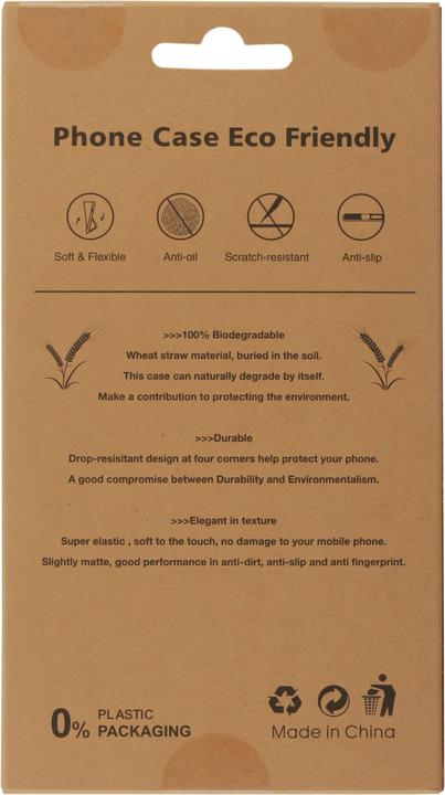 Image du produit Bioka Coque biodégradable et compostable Eco-Friendly jaune (Apple iPhone 14 Pro Max)