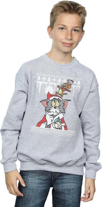 Immagine prodotto Tom & Jerry Christmas Fair Isle Felpa Ragazzi (116)