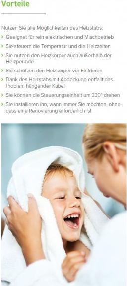 Produktbild Mert - Digitaler Regler KMX1 Inklusive Heizpatrone 1000W, Chrom, mit Spiralkabel und Stecker