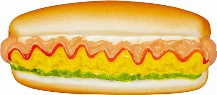 Produktbild Duvoplus + + LATEX-HOT-DOG-SPIELZEUG 16x7x6cm 11983 (Kauspielzeug Hund)