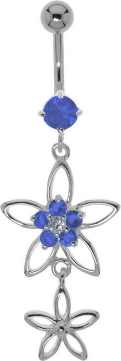 Actual product image Bijouteria Bellypiercing (Surgical steel 316L, Silver 925, Zirconia)