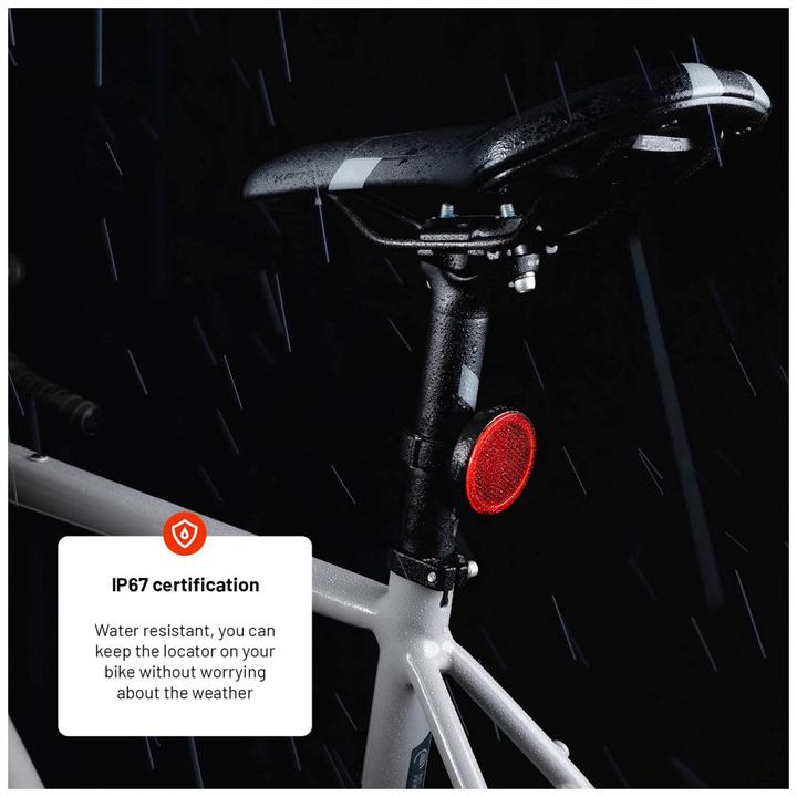 Actual product image Fixed Tag Reflector with Find My support - Black (Optimus Black)